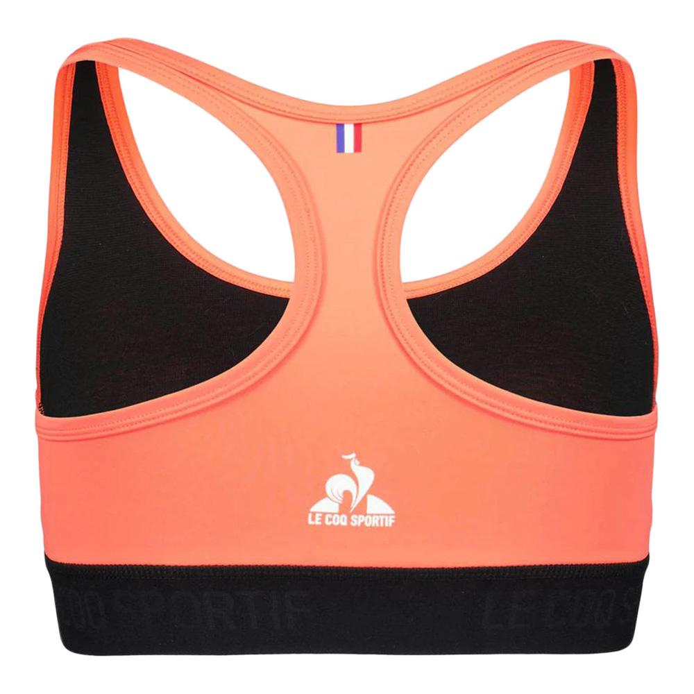 Brassière Orange/Noire Femme Le Coq Sportif Training vue 2