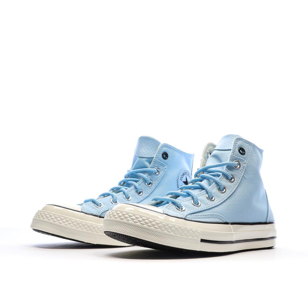Baskets Bleues Mixte Converse Chuck 70 Court vue 6