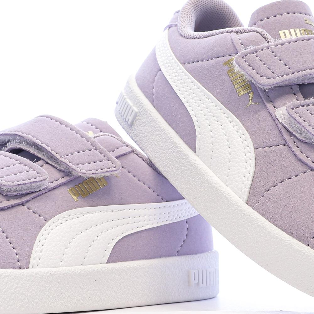 Baskets Mauves Fille Puma Club vue 7