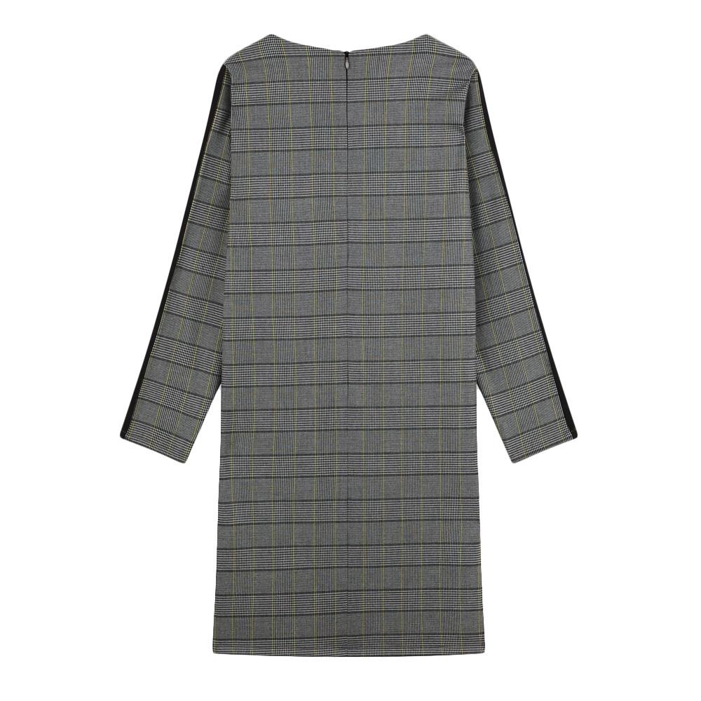 Robe grise à carreaux Femme TBS Jikel vue 2