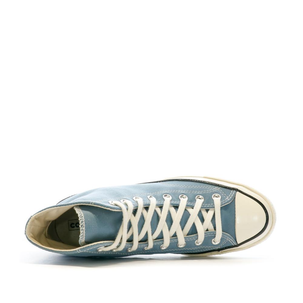 Baskets Bleu Homme Converse Chuck 70 Hi Indigo Oxide vue 4