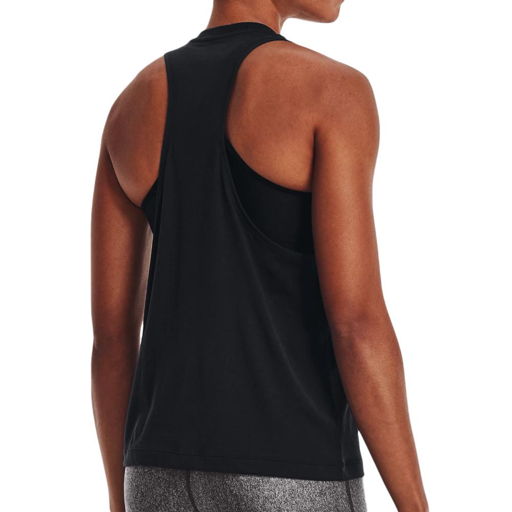 Débardeur Noir Femme Under Armour Sportstyle vue 2