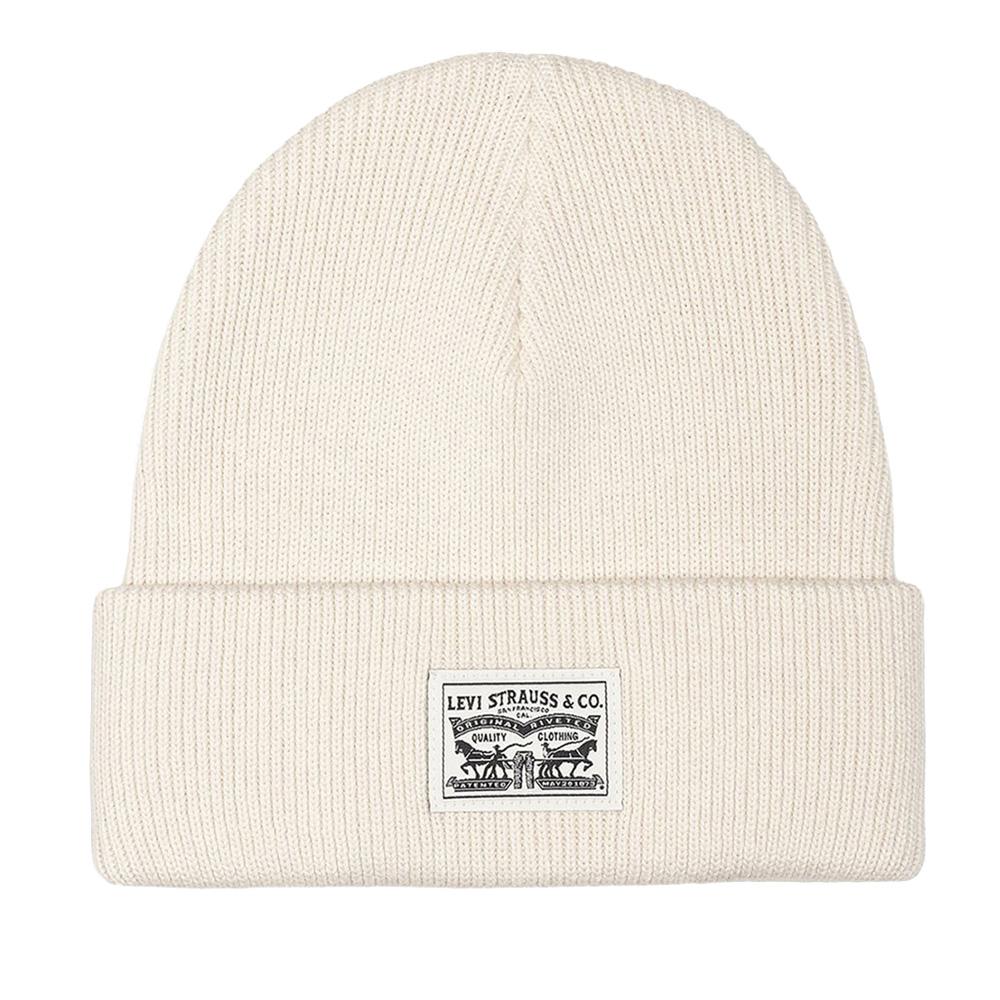 Levi's Backpatch Men's Beige Beanie affordable