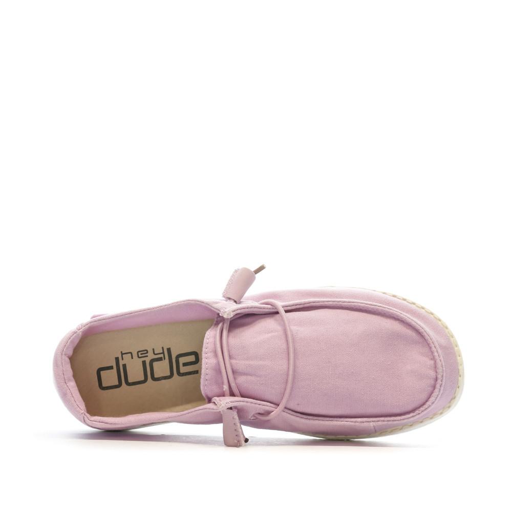 Chaussures Mauve Femme Hey Dude Wendy vue 4