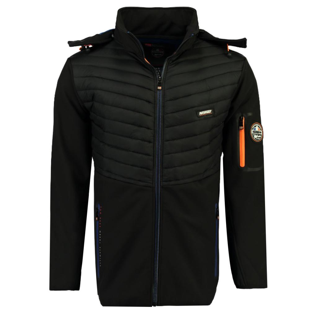 Veste softshell noire homme Geographical Norway Tylonshell pas cher