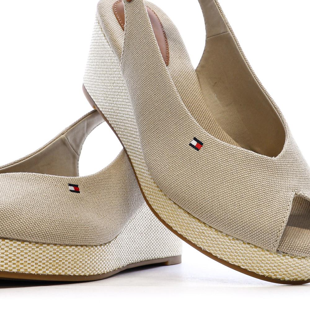 Sandales Beiges Femme Tommy Hilfiger Flag vue 7