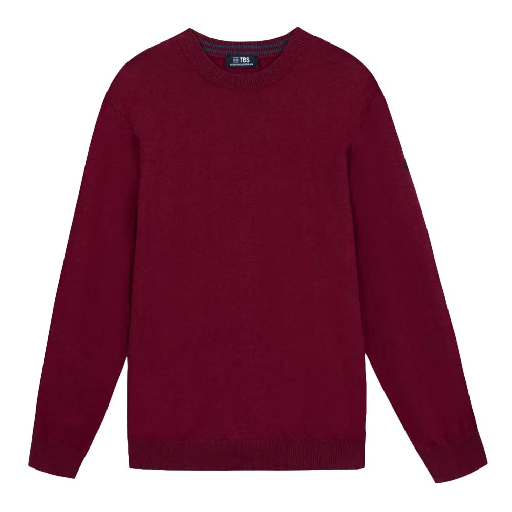 Pull Rouge Homme TBS Nocturne pas cher
