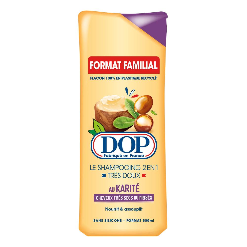Shampoing 2 en 1 DOP Au Karité Nourrit Et Assouplit Très Doux 500mL pas cher