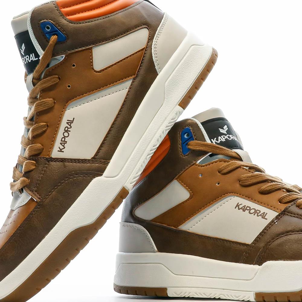 Baskets Marron Homme Kaporal Badhigh vue 7