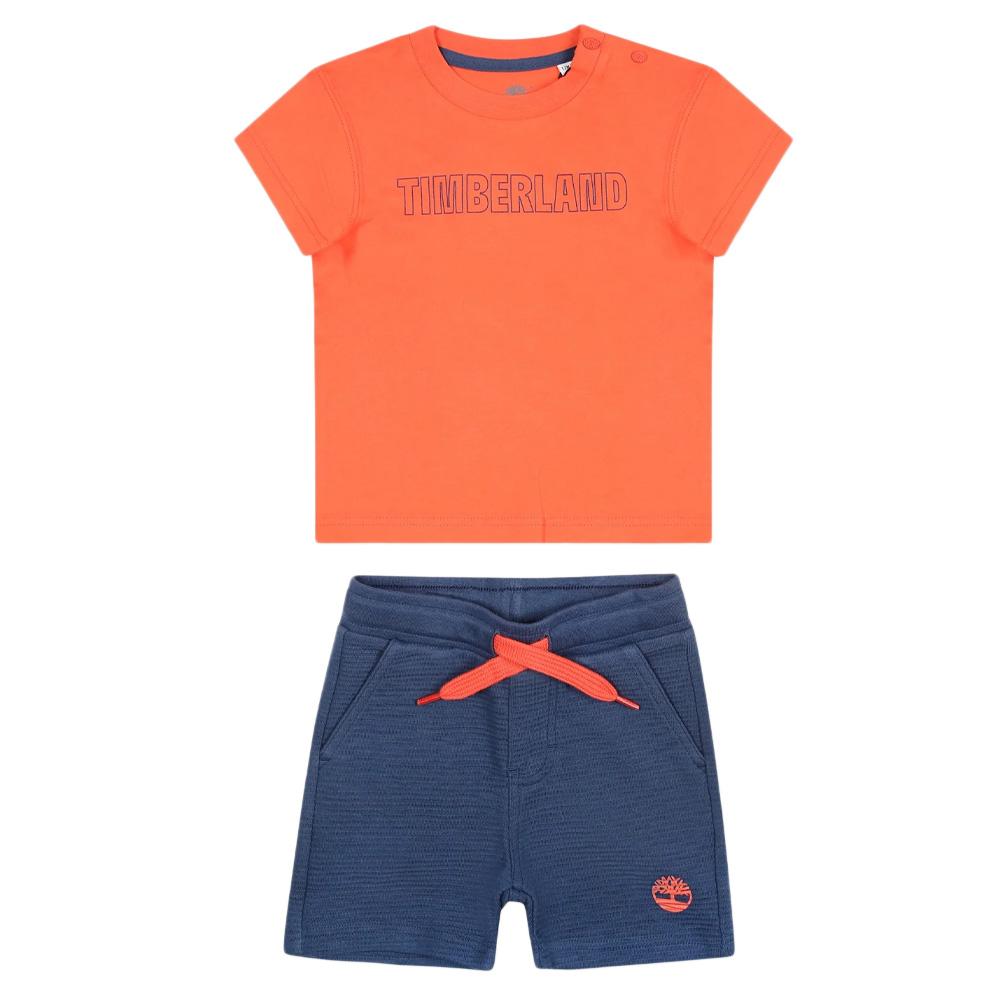 Ensemble Orange/Bleu Garçon Timberland T60149 pas cher