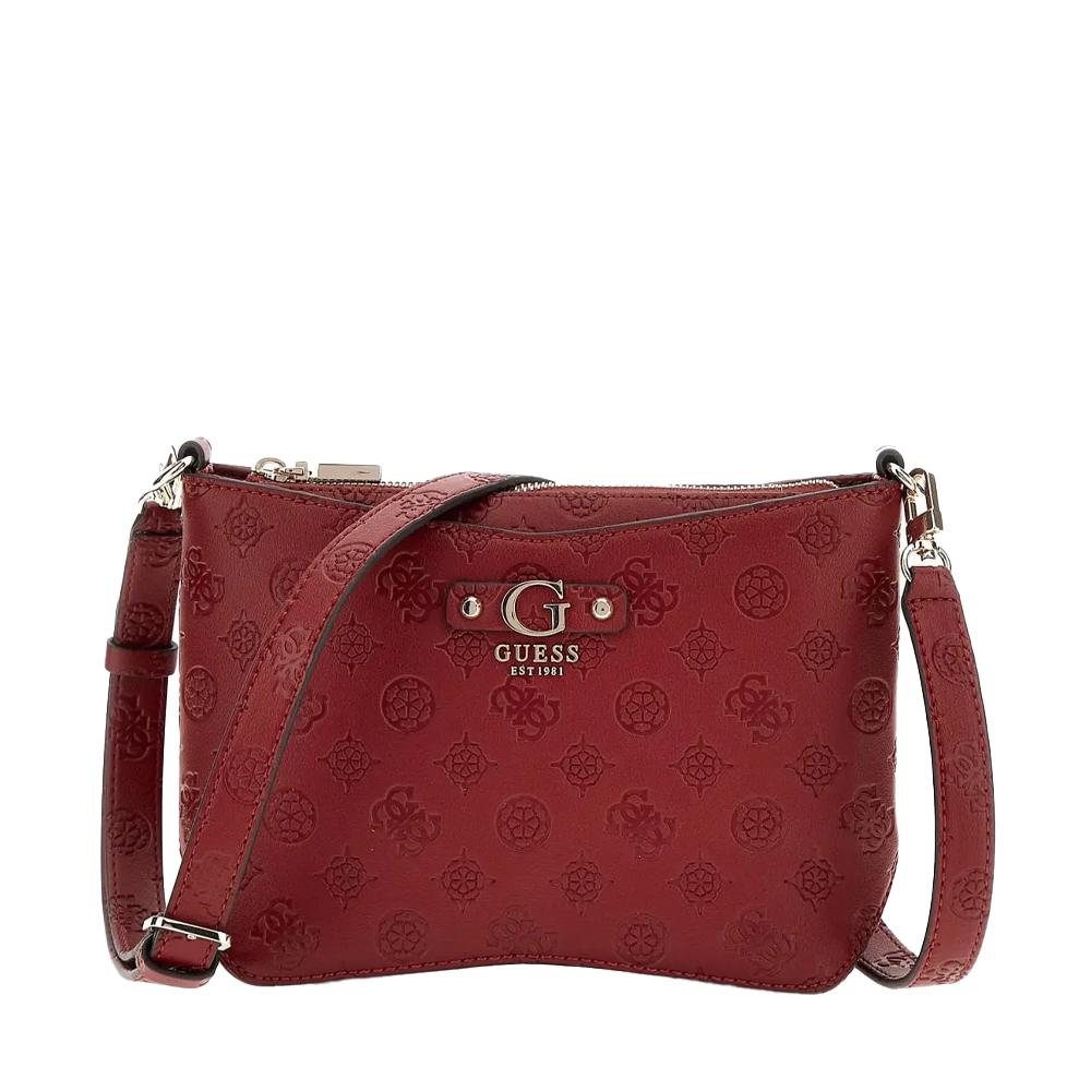 Sac à Bandoulière Rouge Guess Gerty pas cher