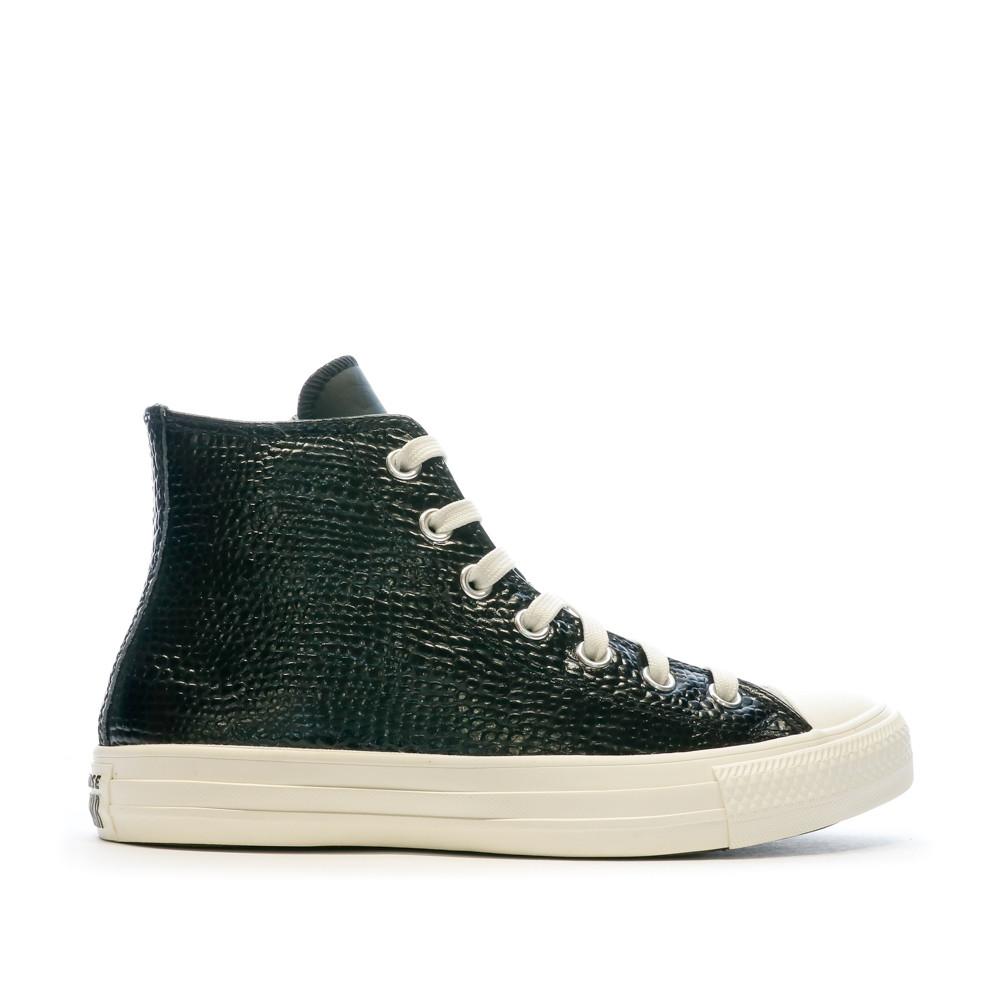 Baskets Noires Femme Converse Ctas Hi vue 2