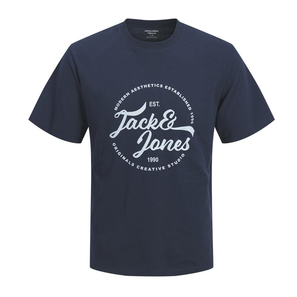 T-Shirt Marine Homme Jack & Jones Jordean pas cher