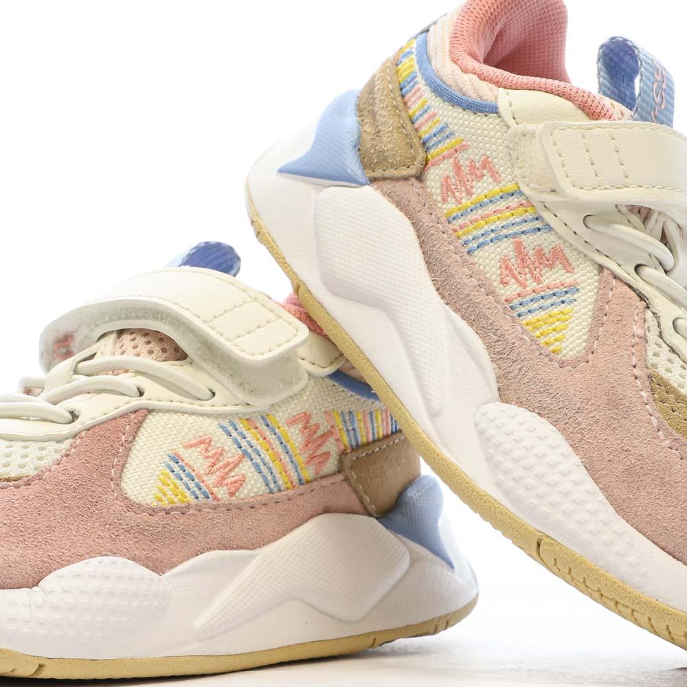 Baskets Rose Fille Puma Rs-x Sweater vue 7