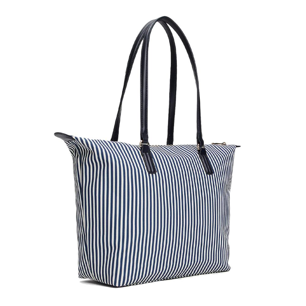 Sac à Cabas Rayure Blanc/Marine Femme Tommy Hilfiger Poppy Summer Tote vue 2