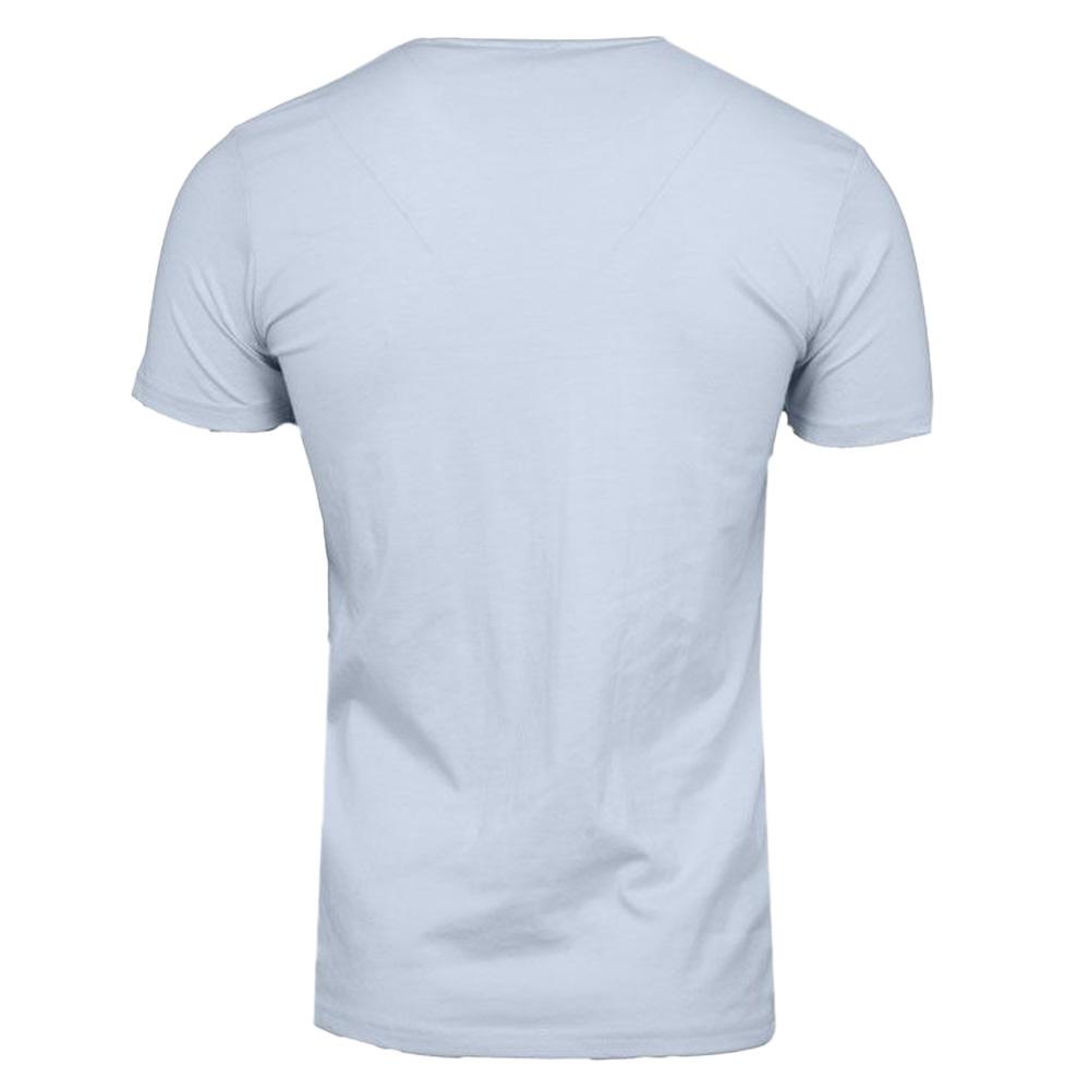 T-shirt Bleu Clair Homme Best Mountain 1017 vue 2