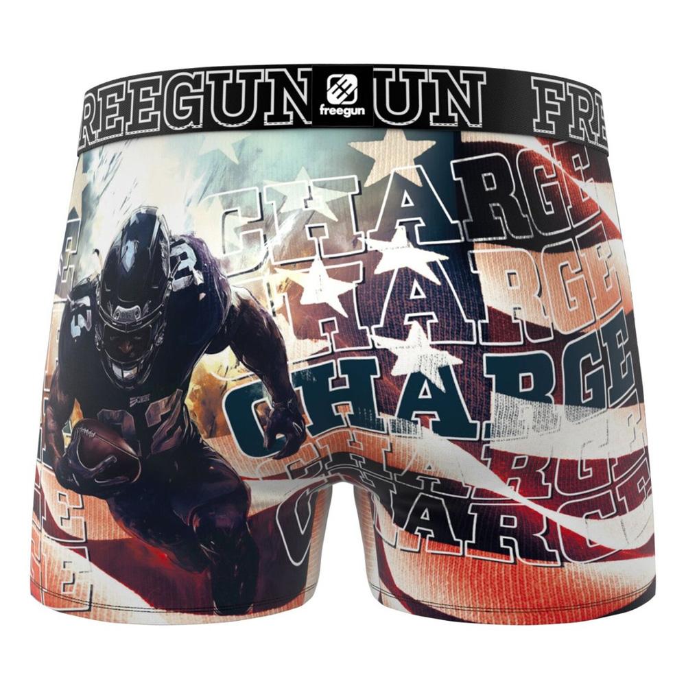 Boxer Noir/Bleu Garçon Freegun USA vue 2