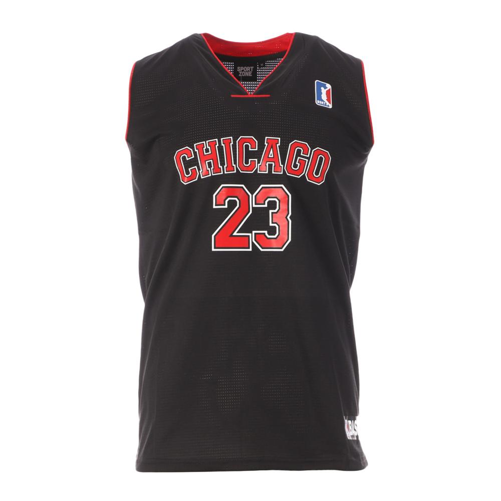 Chicago 23 Maillot de basket Noir Homme Sport Zone pas cher