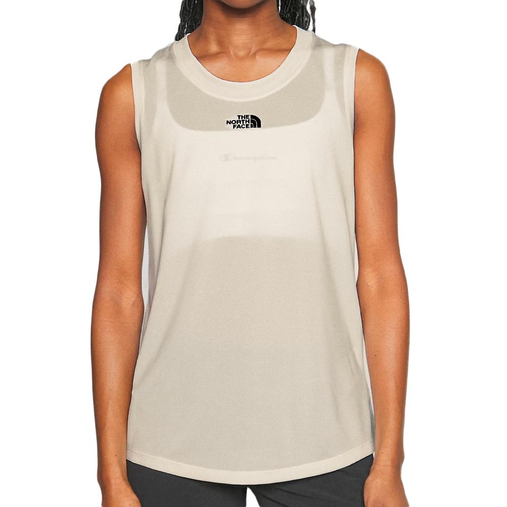 Débardeur Écru Femme The North Face Foundation Tank pas cher