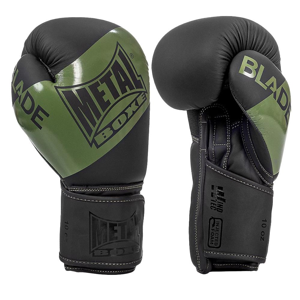 Guantes de entrenamiento Metal Boxing Blade negro/caqui barato