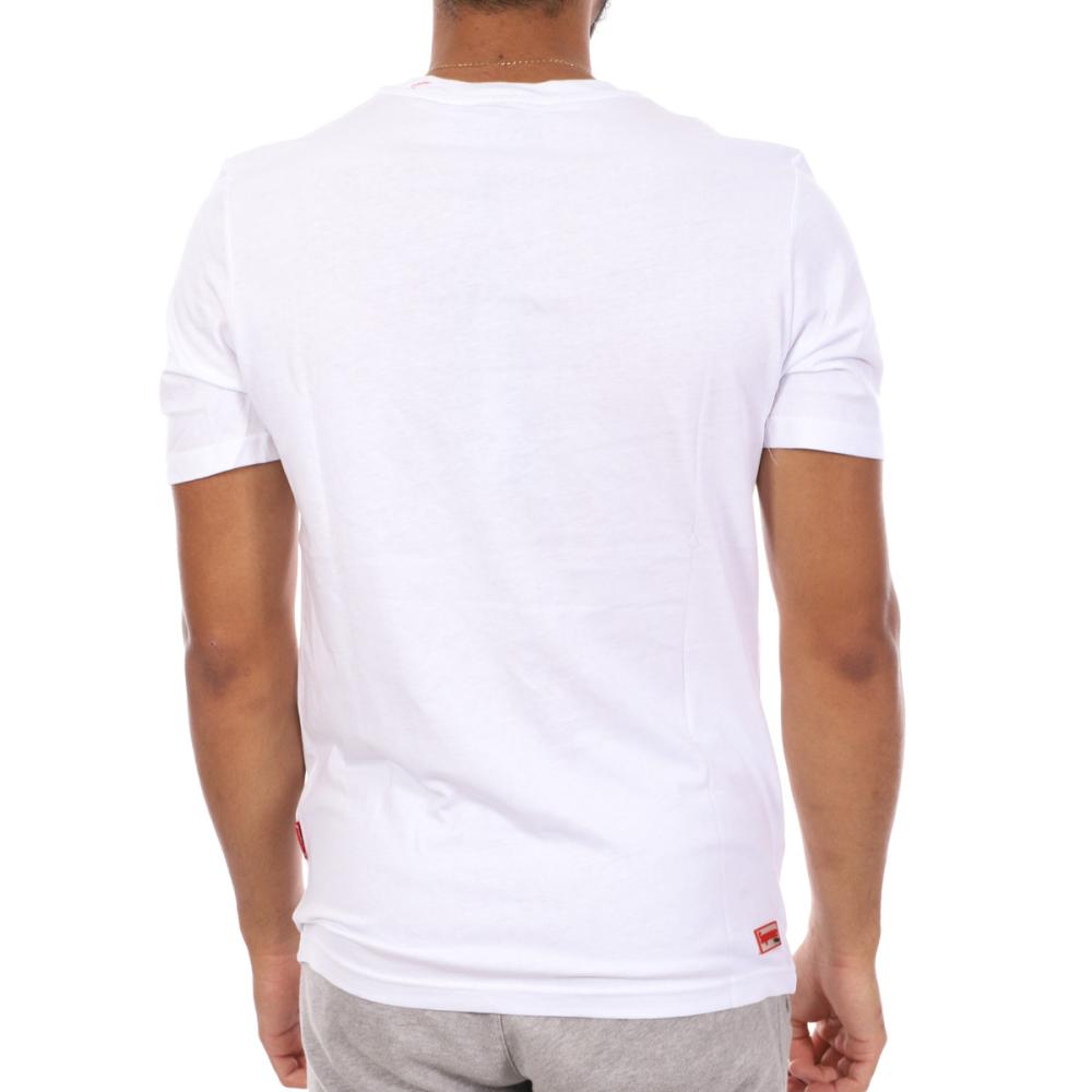 T-shirt Blanc Homme Supreme Grip Bernd vue 2