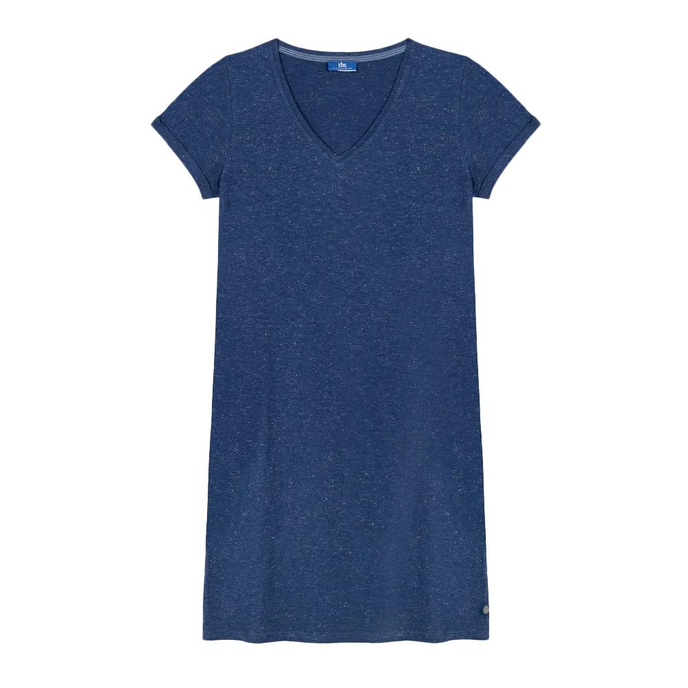 Robe Bleu Femme TBS ADINAROB vue 2