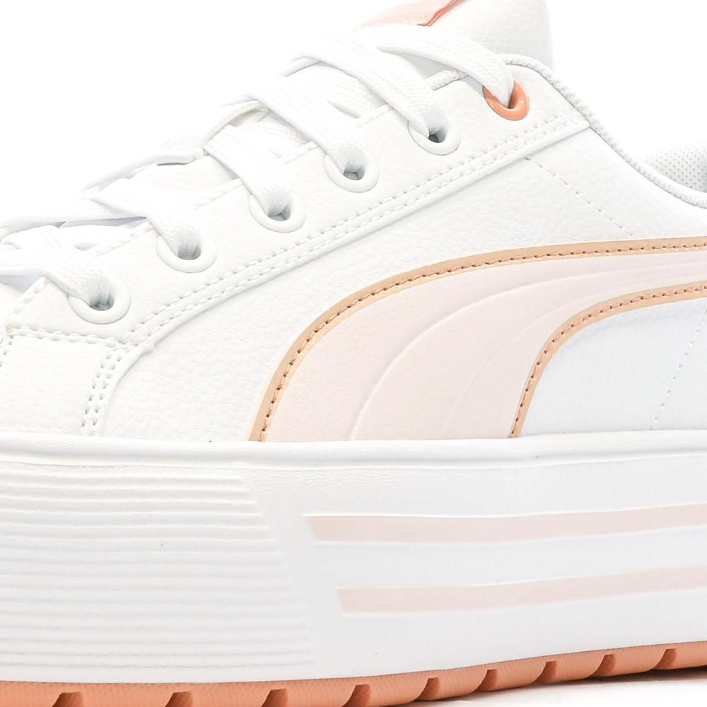 Baskets Blanc/Rose Plateforme Femme Puma Kaia 2.0 vue 7