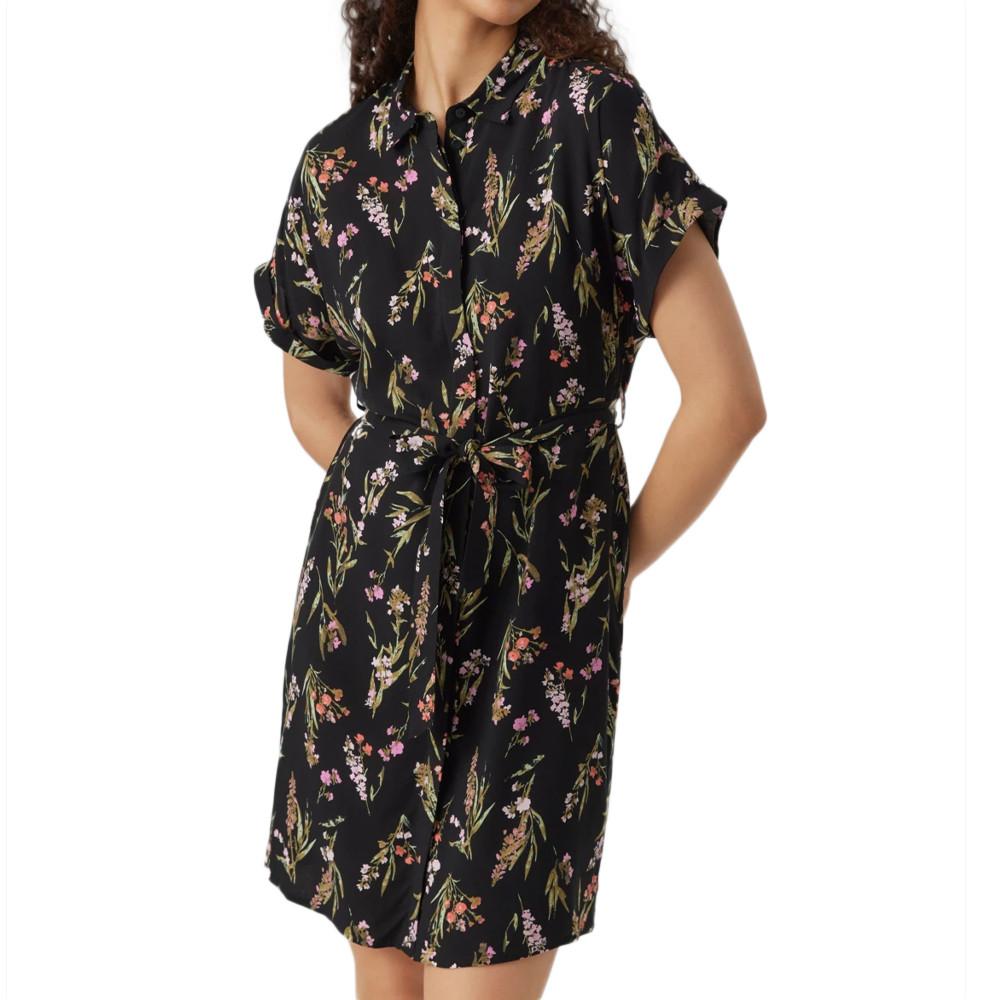 Robe Chemise Noire Femme Vero Moda Easy
