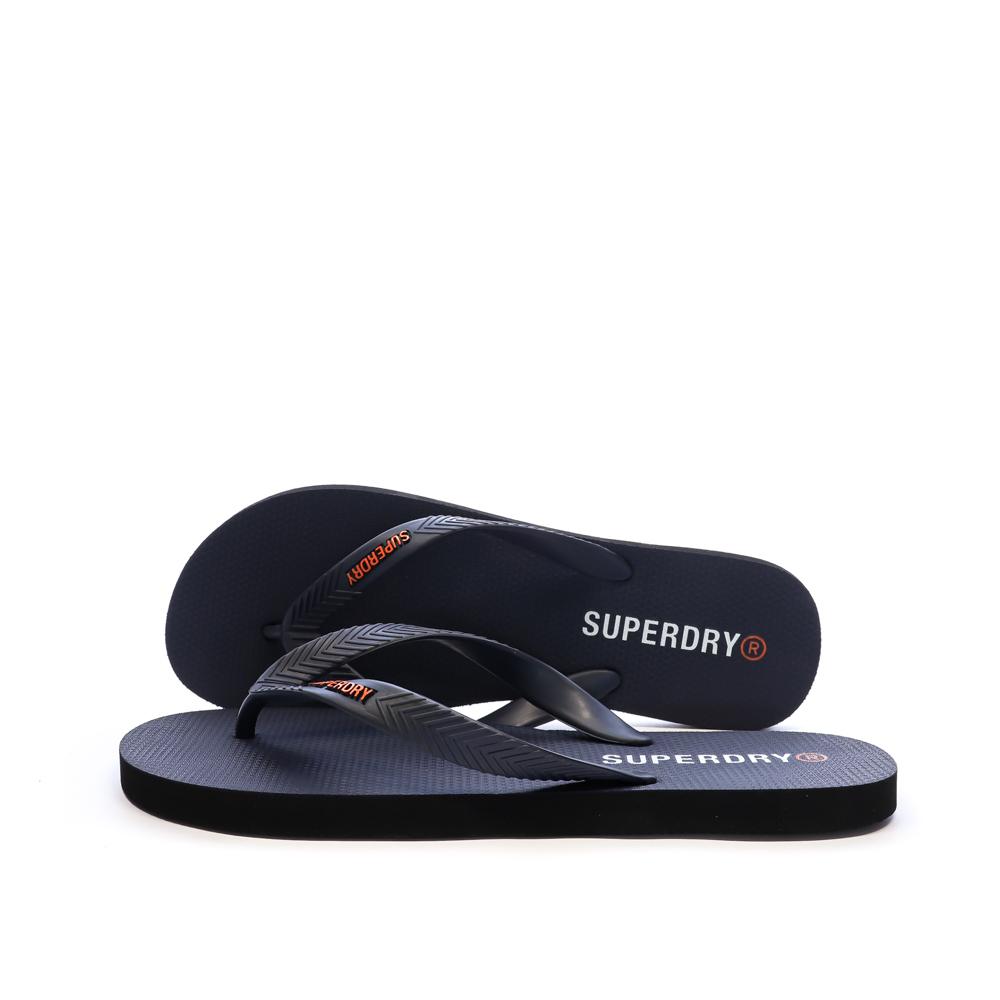 Chanclas Superdry Core Essential para hombre, color azul marino barato