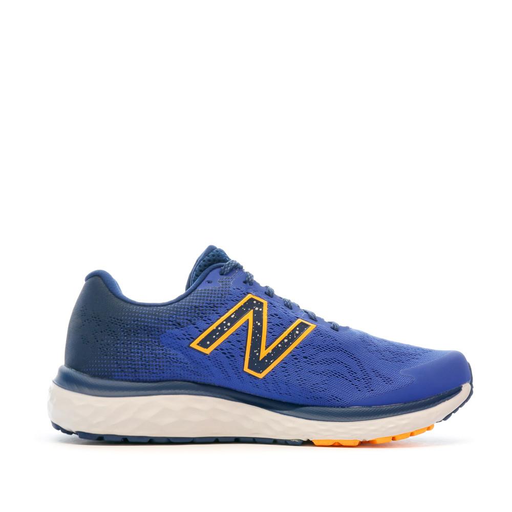 Chaussures de Running Bleu/Orange Homme New Balance 680v7 vue 2