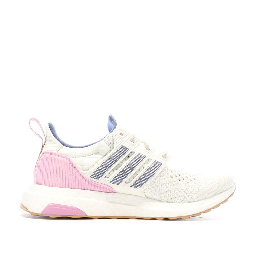 Chaussures de running Blanches/Bleu Femme Adidas Ultraboost vue 2