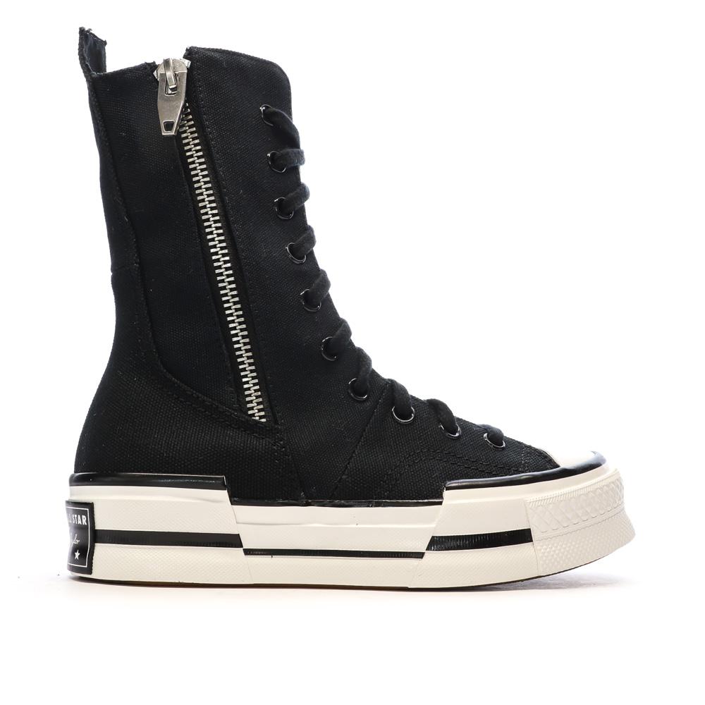 Baskets Noires Femme Converse Chuck 70 vue 2