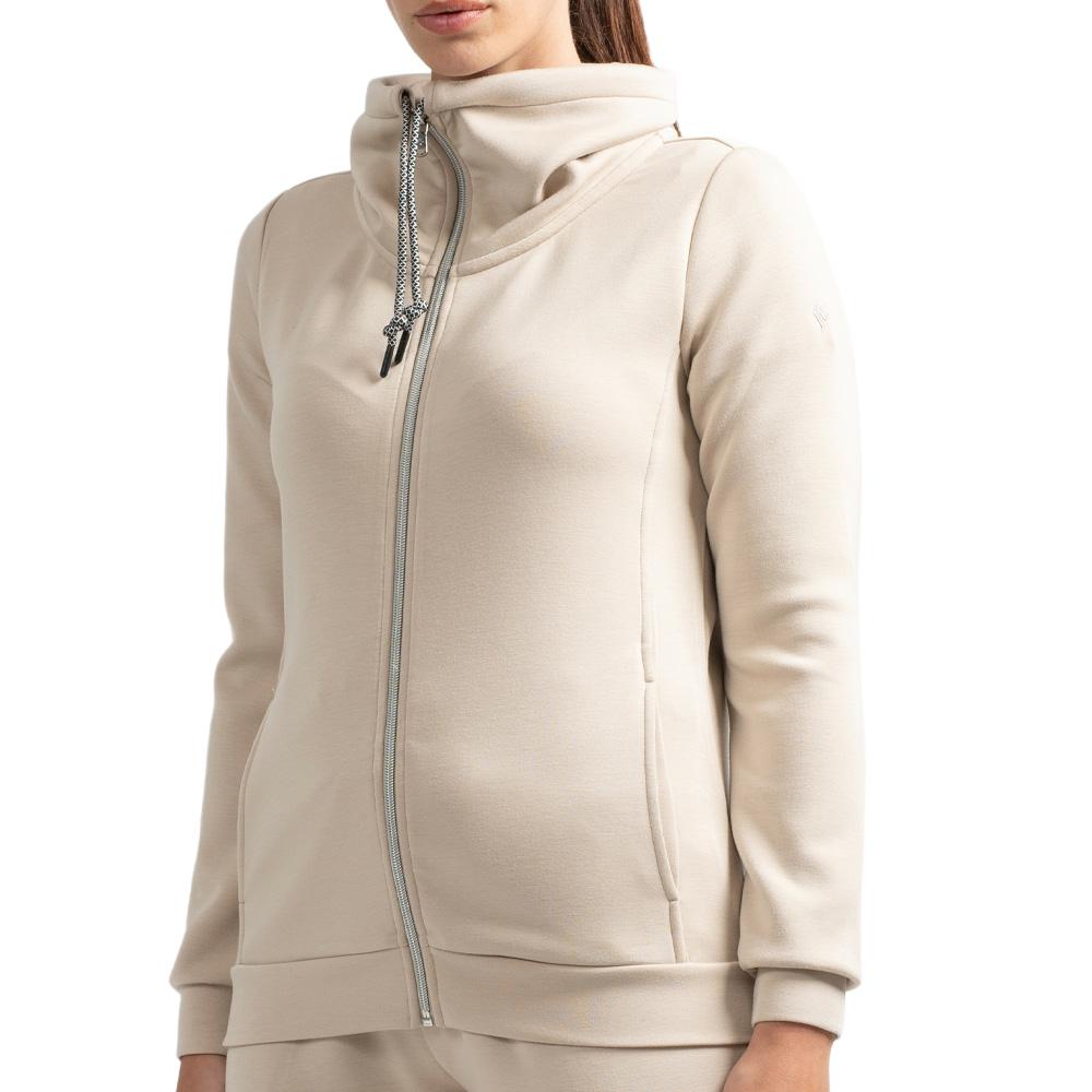 Sweat à Capuche Beige Femme Sun Valley DIEMOZ pas cher