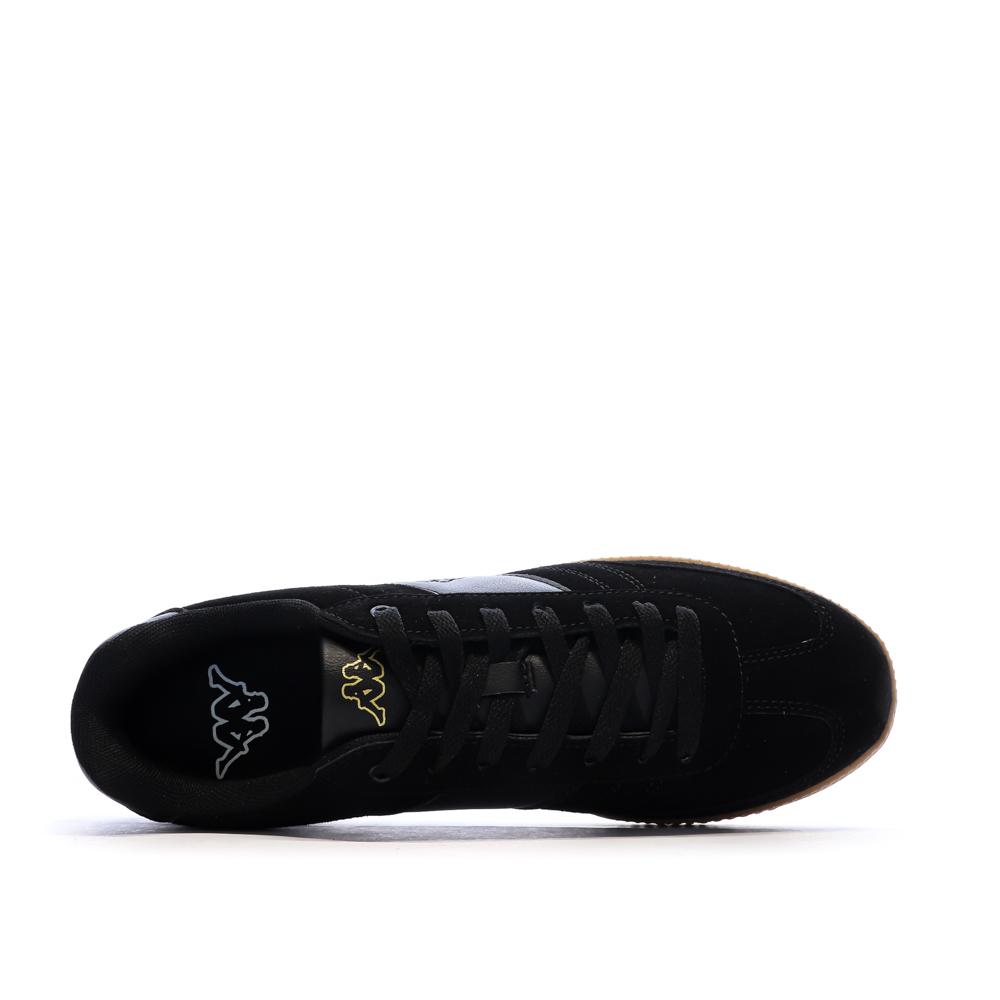 Baskets Noir Homme Kappa Mattea Suede vue 4