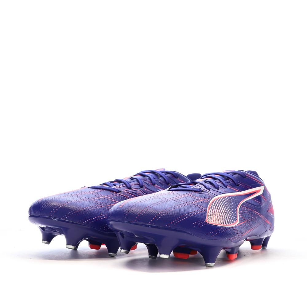 Chaussures de Foot Violettes Homme Puma Ultra 5 Play MxSG vue 6