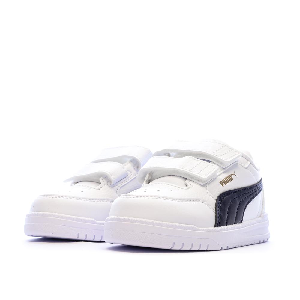 Baskets Blanches/Noires Garçon Puma Shuffle Downtown vue 6