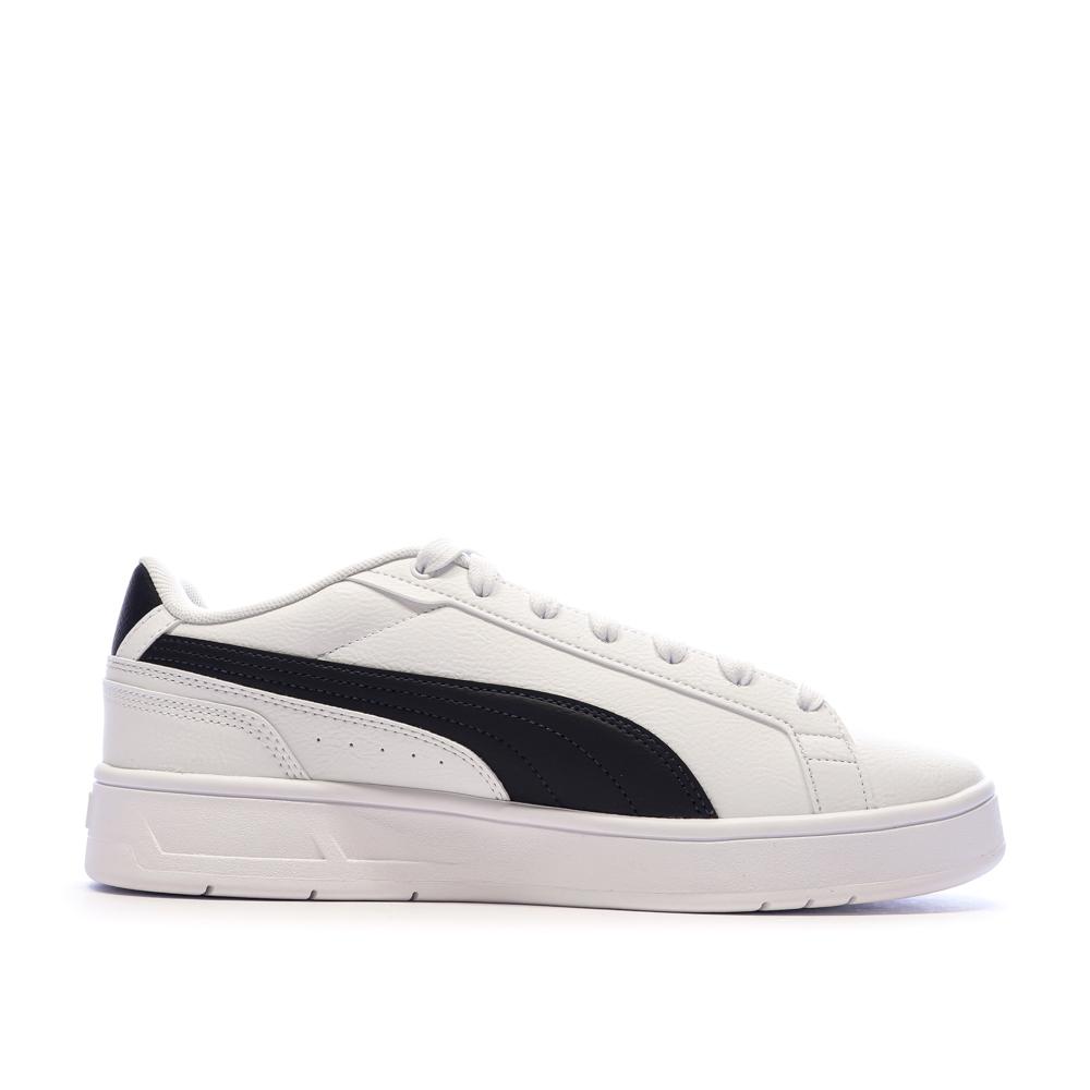 Baskets Blanches/Noires Homme Puma Court Classico vue 2
