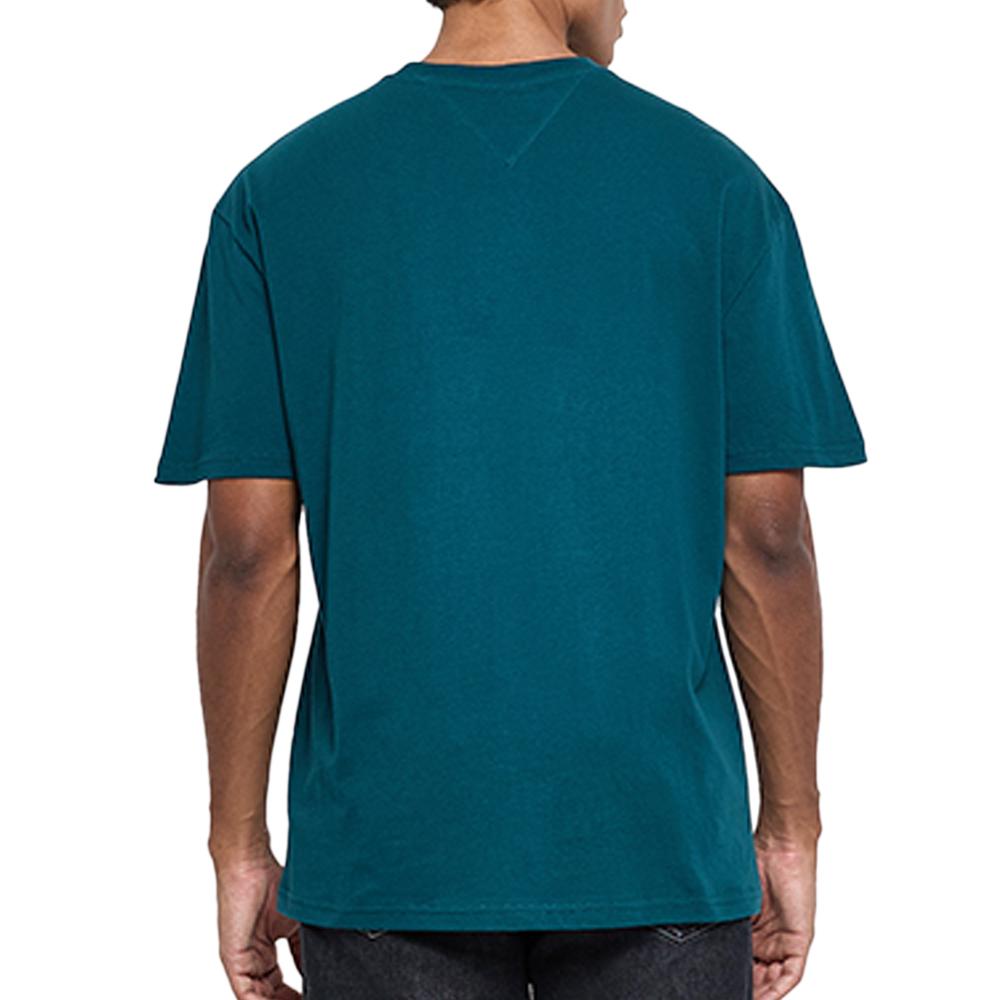 T-shirt Bleu Homme Tommy Jeans Gold Linear vue 2