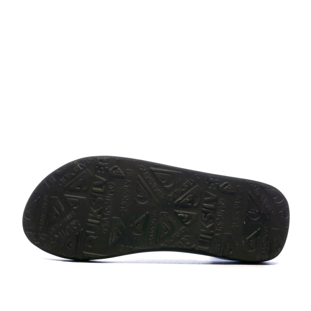 Tongs Bleu/Noir Garçon Quiksilver Molokaï Layback vue 2