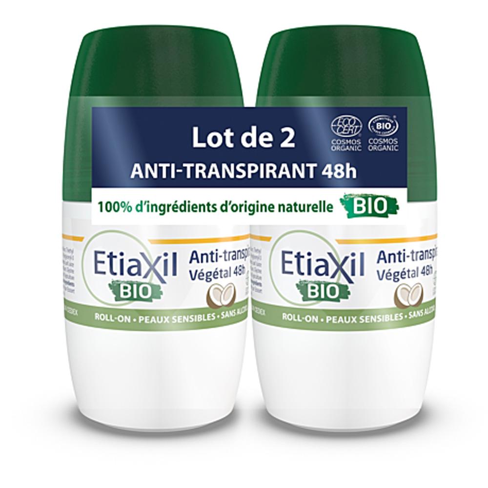 Lot de 2 Anti-Transpirant Végétal 48h Etiaxil Coco pas cher