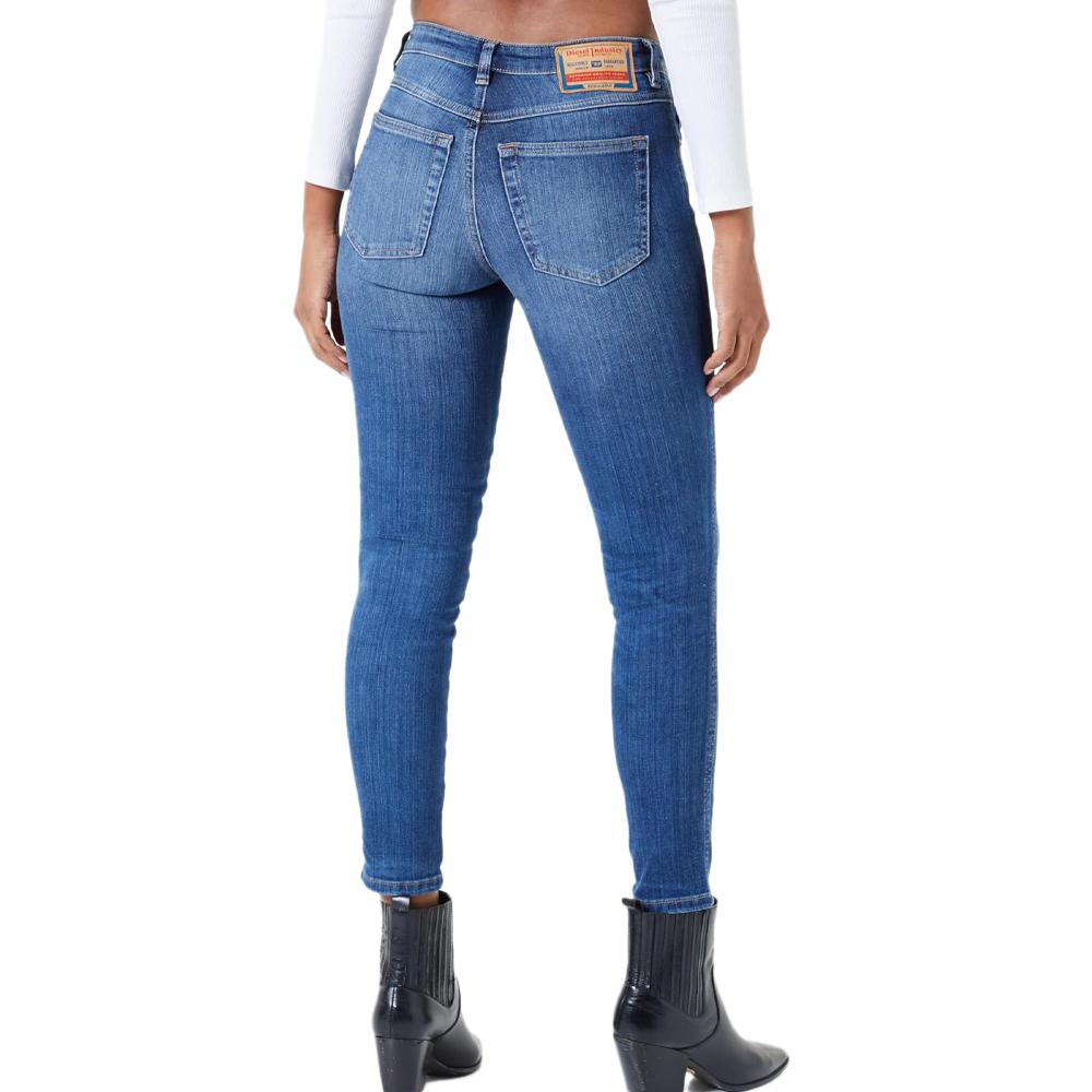 Jean Bleu Femme Diesel BabhilaC17 vue 2