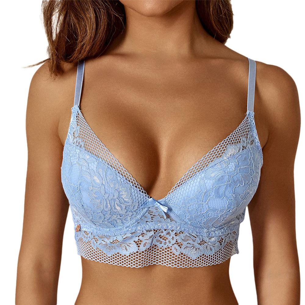 Soutien Gorge Bleu Femme Les Petites Bombes Emma pas cher