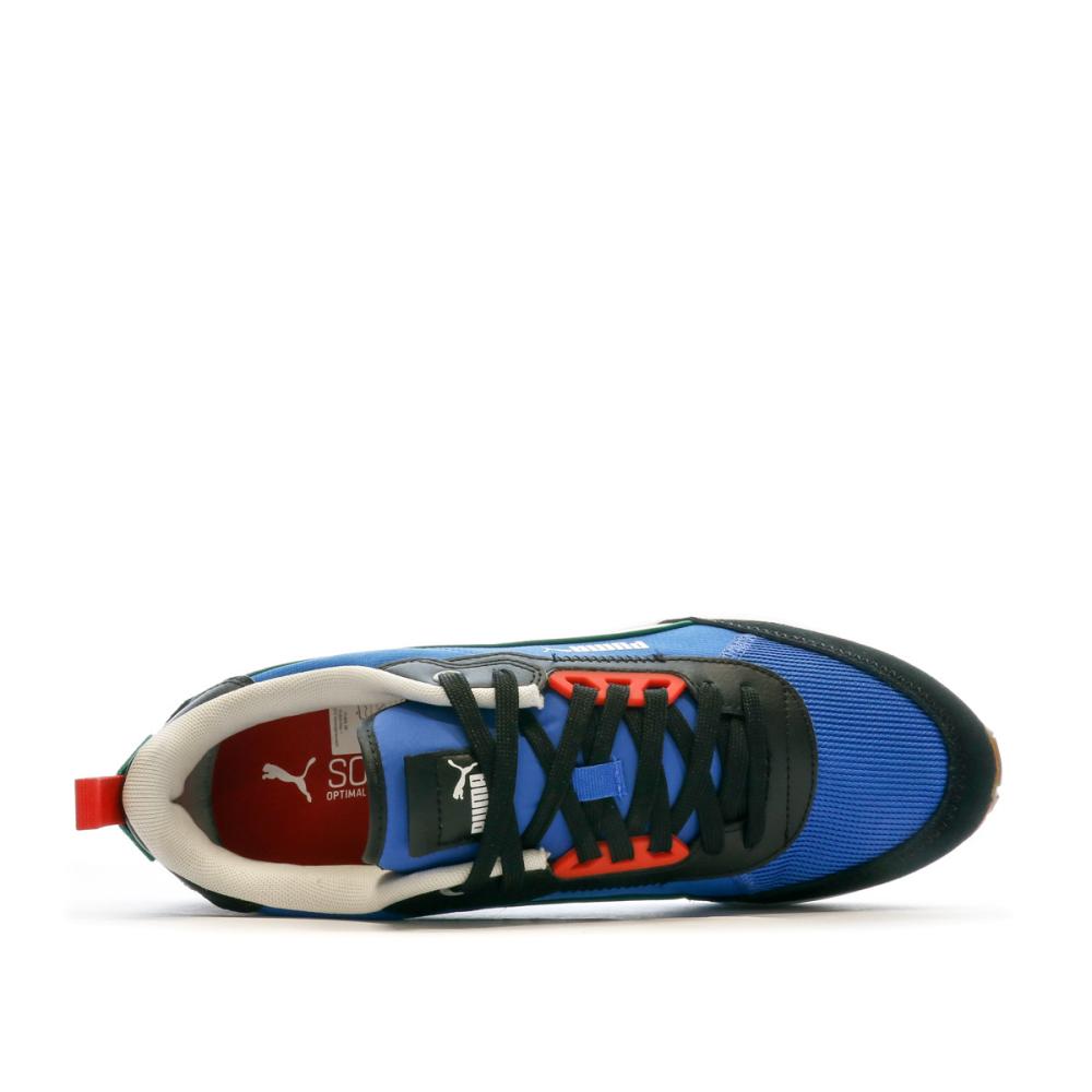 Baskets Bleu/Noir Homme Puma R22 vue 4