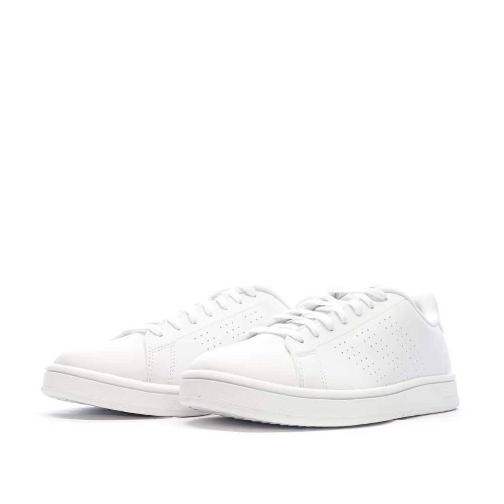 Baskets Blanches Homme Adidas Advantage Base GW2063 vue 6