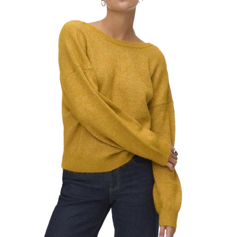 Pull Jaune Femme Vero Moda Mellie pas cher