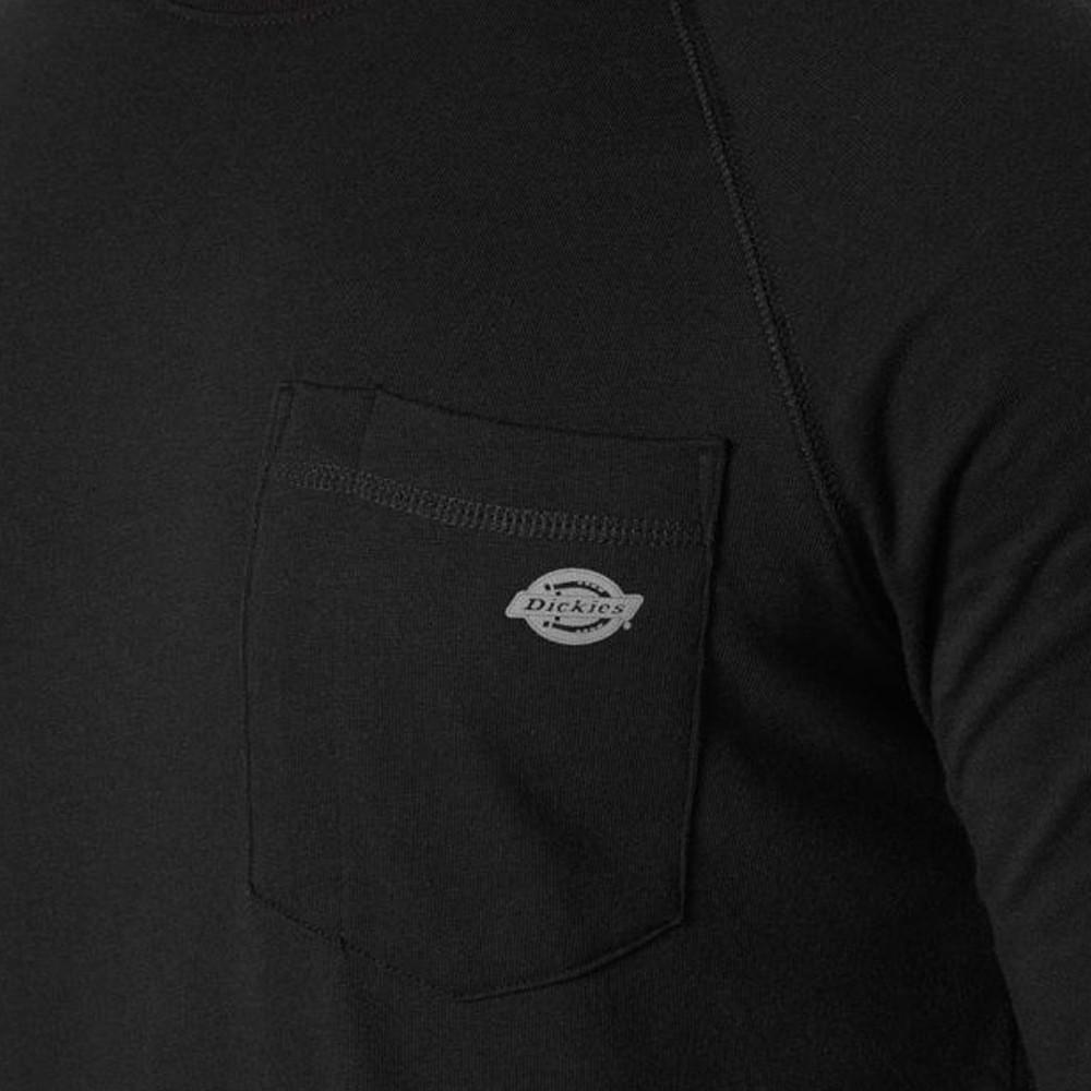 T-shirt Noir Homme Dickies Temp Iq Logo vue 3