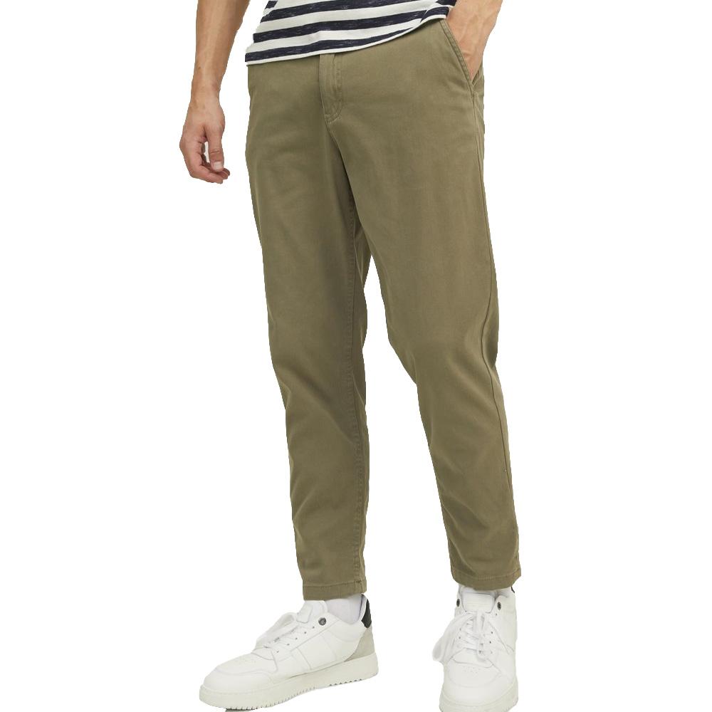 Pantalon Chino Kaki Homme Jack & Jones Tace vue 4