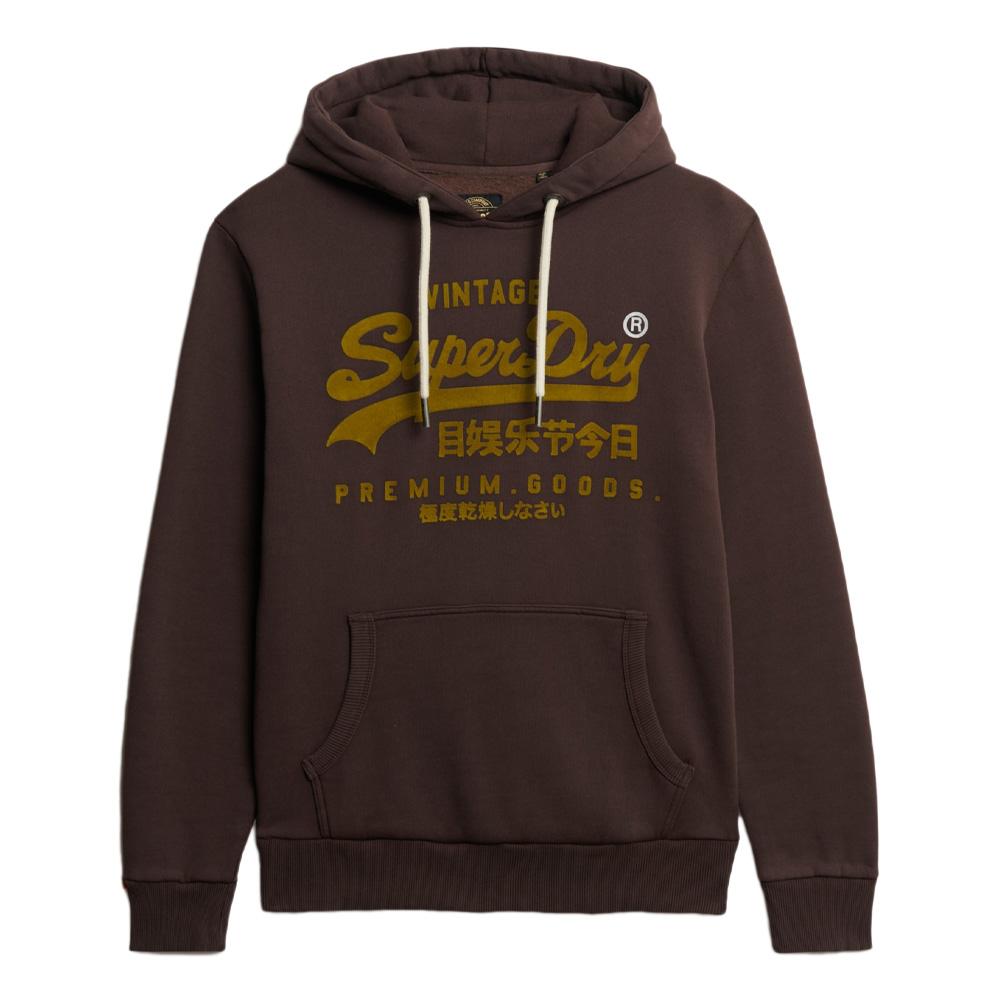 Sweat Marron Homme Superdry Vl Tonal Relaxed vue 2