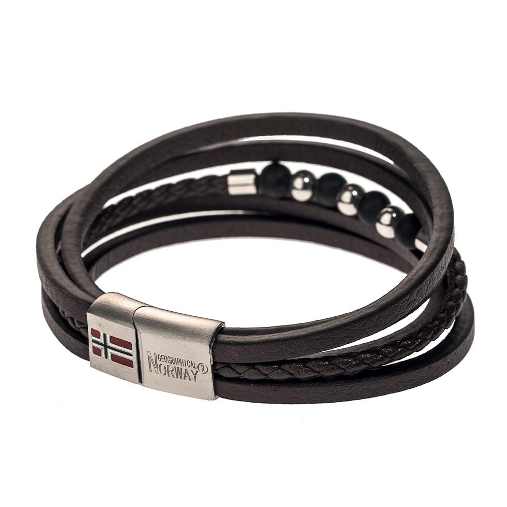 Bracelet Marron Homme Geographical Norway 315137 vue 2