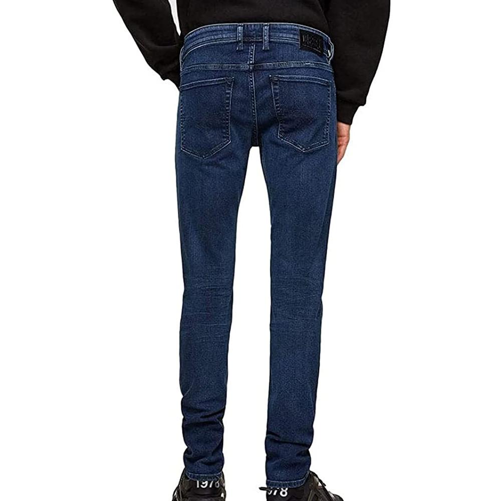 Jean Skinny Bleu foncé Homme Diesel Sleenker vue 2